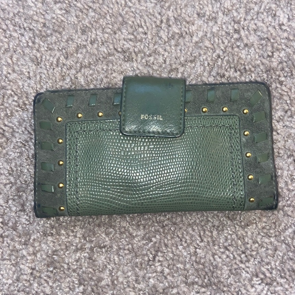 Used FOSSIL Wallet - Olive Green